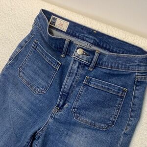 GAP Women's Flare Jeans 70s Sailor LONG Y2K Size 6